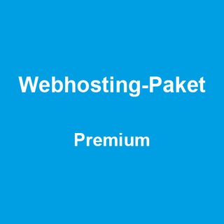 Webhosting-Paket Premium (Jahrespreis)